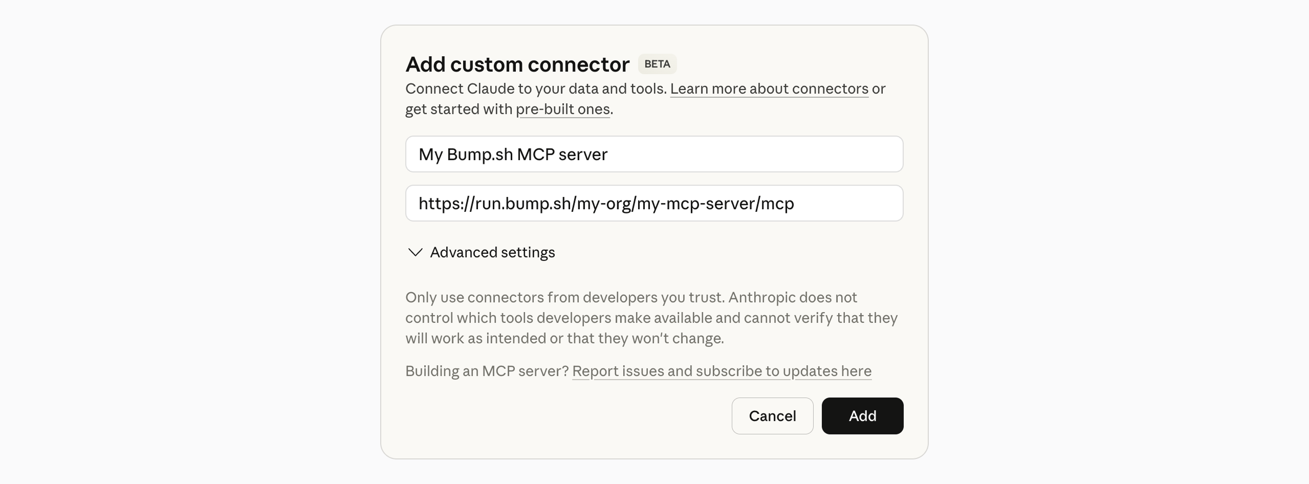 Add an MCP server to Claude